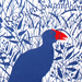 Oiseau Bleu 72cmx92cm papercut by Ian Penney